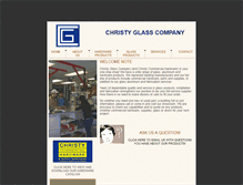 Tablet Screenshot of christyglass.com